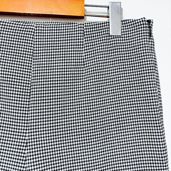 TRISTAN – Black & white checkered cropped pants | Tailored ankle fit | Size 6 * - Picture 6 of 8